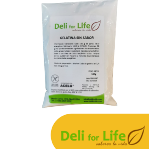 Gelatina Sin Sabor 100g-Deli for Life
