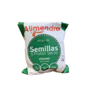 Alfajor semillas vegano-Alimendra