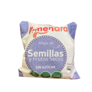 Alfajor Semillas, SIN AZÚCAR-Alimendra