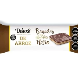 Galletas de arroz con chocolate 108g-Deluxe