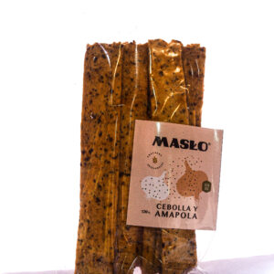 Galletas cebolla y amapola 120g-Maslo