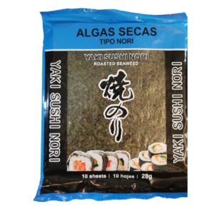 Algas nori para sushi x10
