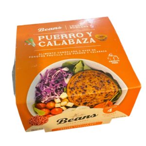 Beans vegan burger puerro y calabaza x4