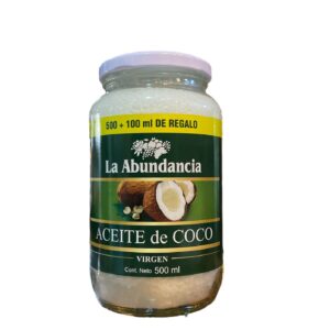 Aceite de coco la abundancia 500ml