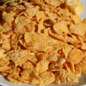 corn flakes, corn, breakfast