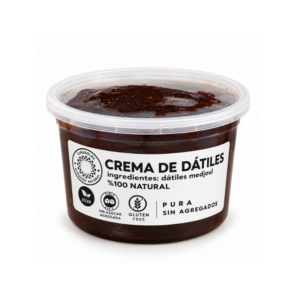 Crema de datiles medjool-sin azucar/gluten free.