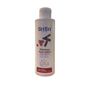 Shampoo ayurvédico flor de hibisco, henna y shikakai- SRI SRI