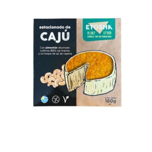 Queso estacionado de cajú pimenton ahumado-ETOSHA  160gr
