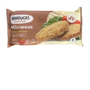 Milanesa quinoa, vegana SINTACC-Manducas