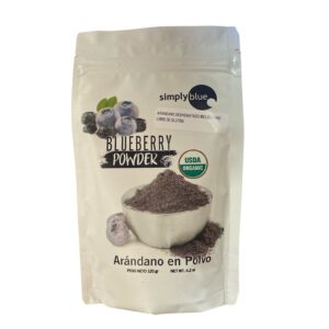 Arándano en polvo orgánico 120gr- simplyblue
