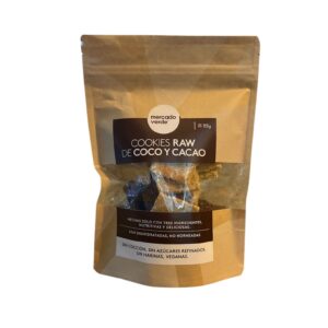 Cookies raw de coco y cacao 120g - MERCADOVERDE