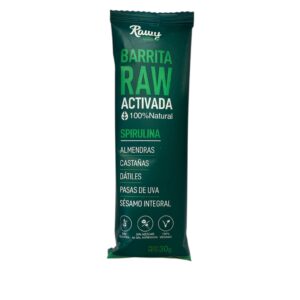 Barrita raw activada SPIRULINA- Rawy