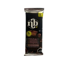 Barra proteína vegetal 16gr NB STRONG con chocolate.