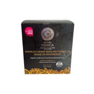 Jabón Detox negro limpieza profunda organico- NATURA SIBERICA.