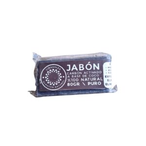 Jabon de coco y carbon activado.