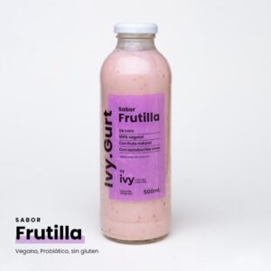 Yogur frutilla vegano-IVY