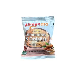 Alfajor almendras y castañas con crema de mani- ALIMENDRA