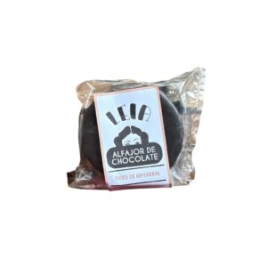 Alfajor vegano chocolate y ddl de almendras - LEIA
