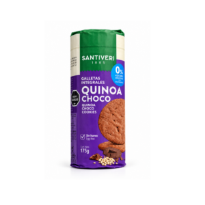 Galletas de chocolate y quinoa | SIN AZUCAR | VEGANAS | Santiveri