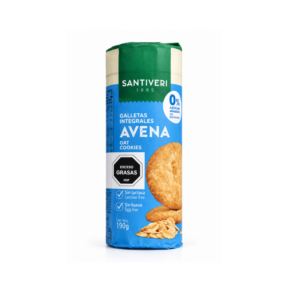 Galletas de avena | SIN AZUCAR | VEGANAS | Santiveri