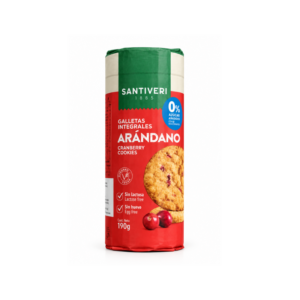 Galletas integrales de arándanos | SIN AZUCAR | VEGANAS | Santiveri