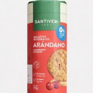 Galletas integrales de arándanos | SIN AZUCAR | VEGANAS | Santiveri